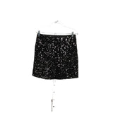 Banana Republic Black Sequin Polka Dot Mini Skirt