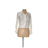 Cabi White Linen Blazer - Women's XS