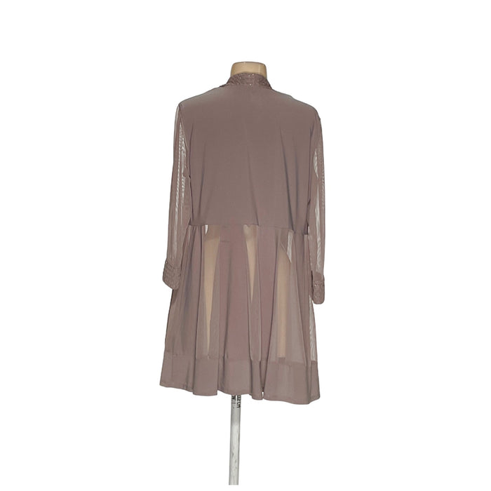 R&M Richards Women's Brown Polyester Swim Cover Up - Size 6