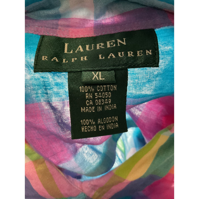 Lauren Ralph Lauren XL Multicolor Button-Up