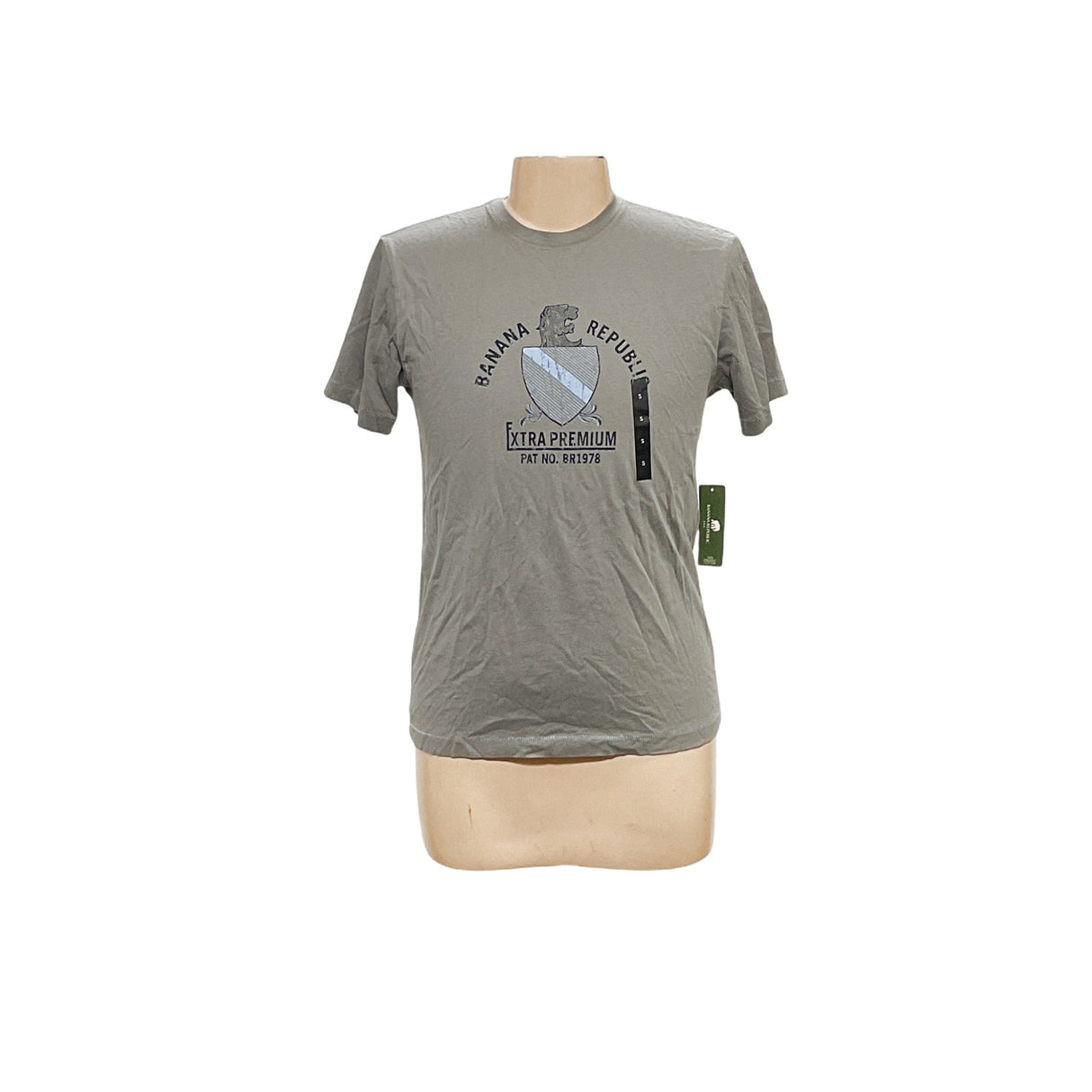 Banana Republic Men's Gray Graphic Print T-Shirt