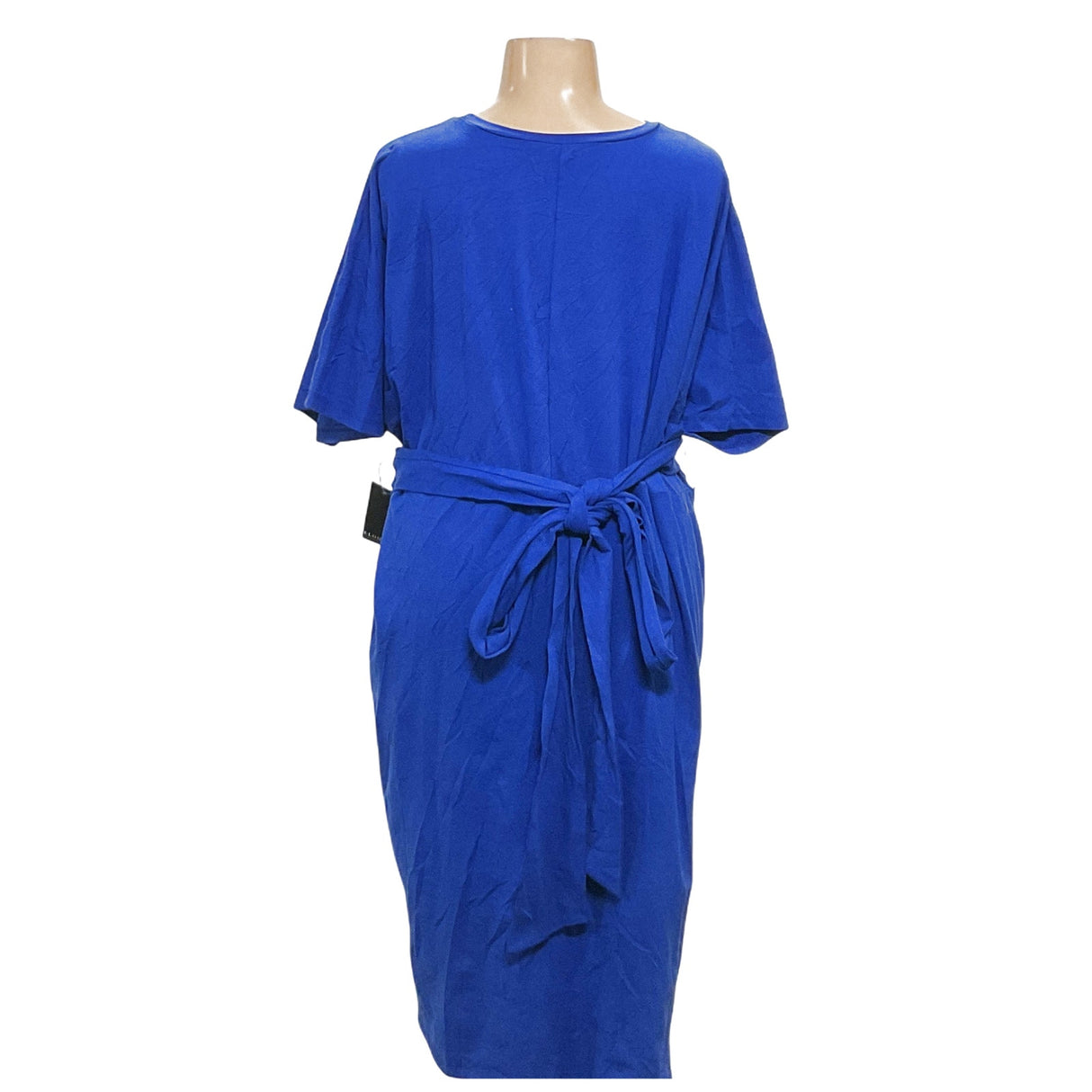 ELOQUII Blue Wrap Dress, Size 22