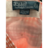 Polo Ralph Lauren Men's Orange Gingham Bermuda Shorts