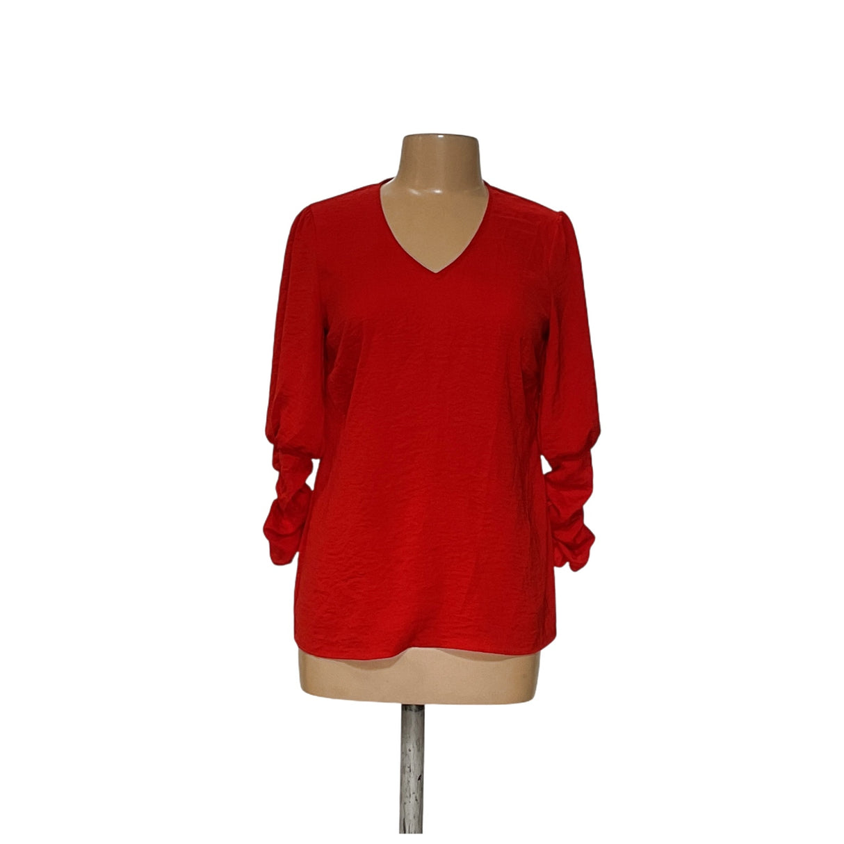 Cabi Red Cotton Blouse