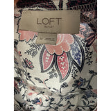 LOFT Multicolor Blouse, Size M