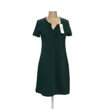 Calvin Klein Green A-Line Midi Dress