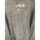 Fila Gray Polyester Women's Activewear Top - Size M