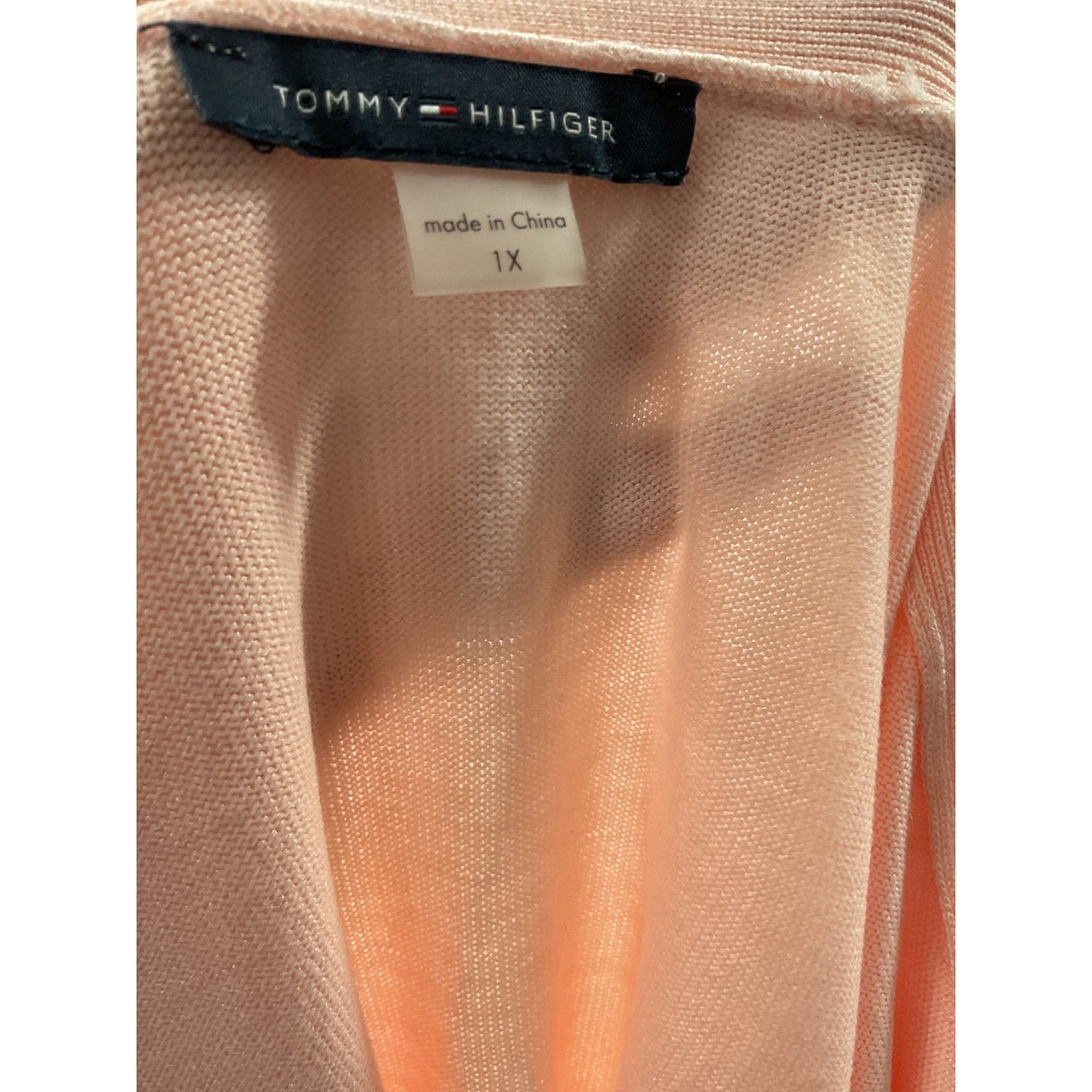 Tommy Hilfiger Pink Plus Size Shrug