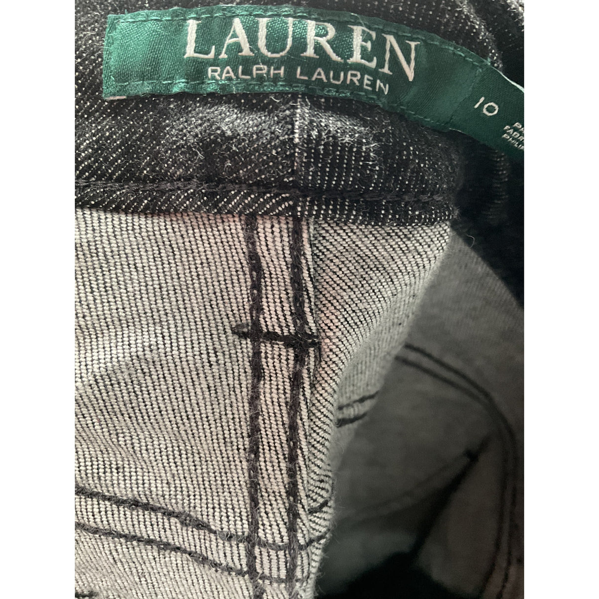 Lauren Ralph Lauren Black Ankle Jeans - Size 10