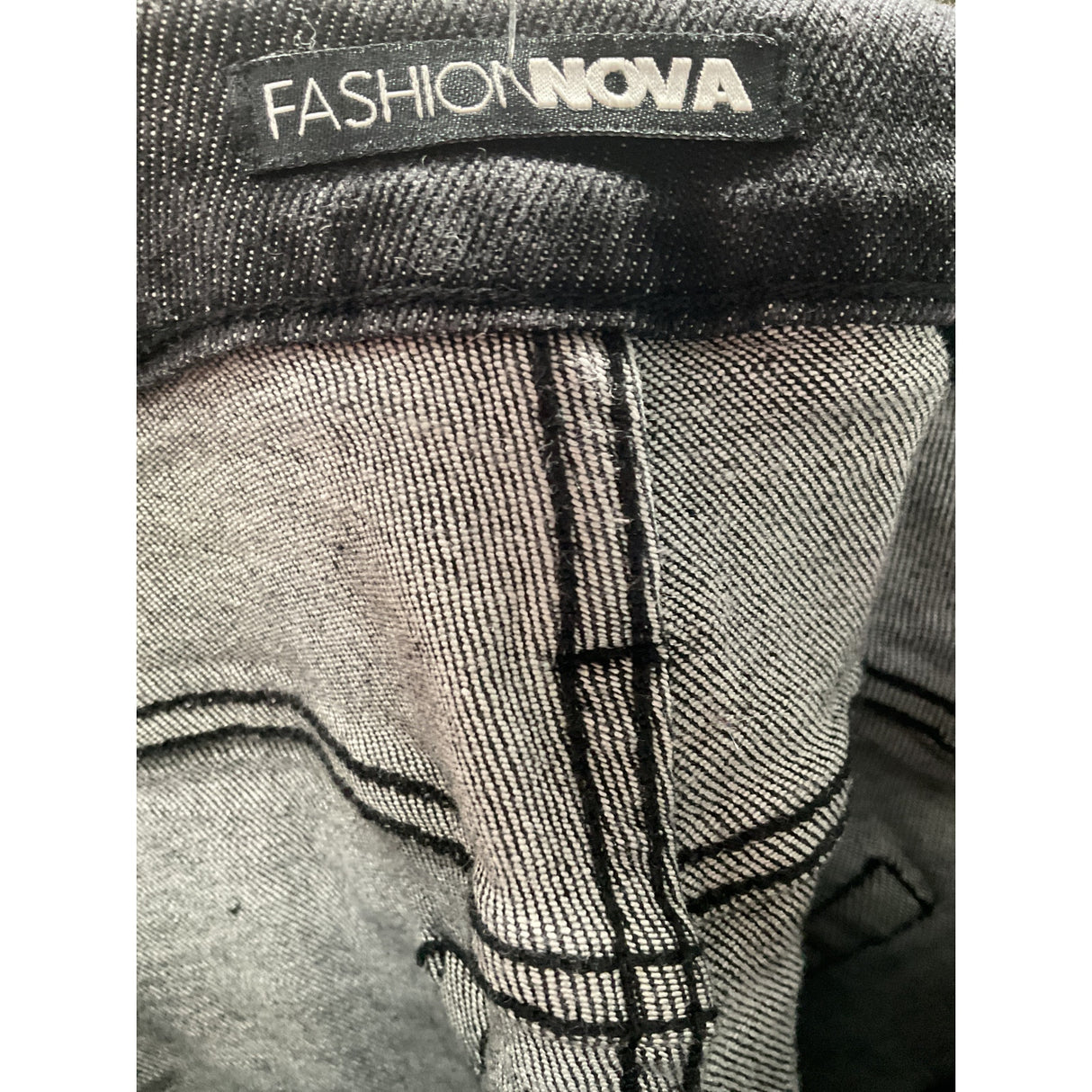 Fashion Nova Black Women's Ankle Jeans Size 11