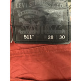 Men's Orange Levi's Slim Pants 28x30