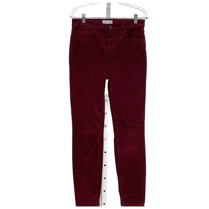 LOFT Red Cotton Ankle Pants - Women's Size 4