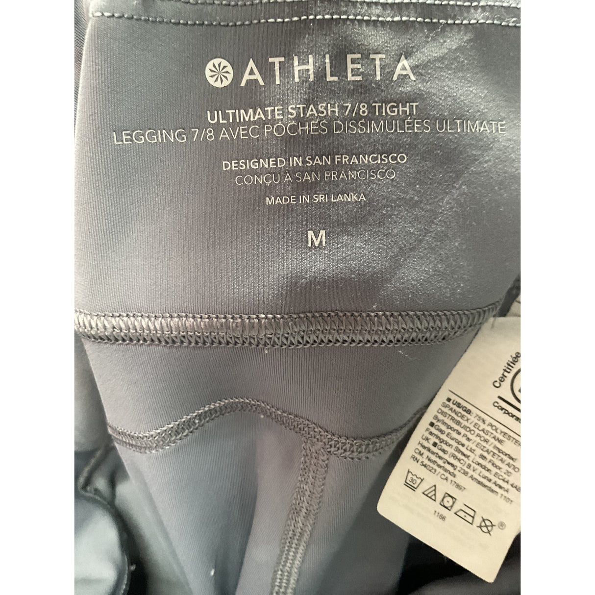 Athleta Gray Capri Leggings