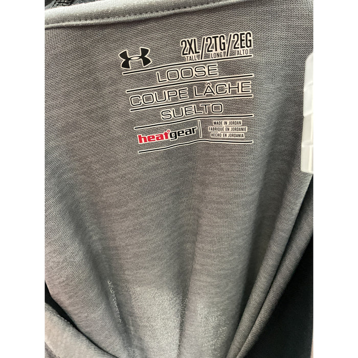 Under Armour Men's 2XL Gray Henley Sweater