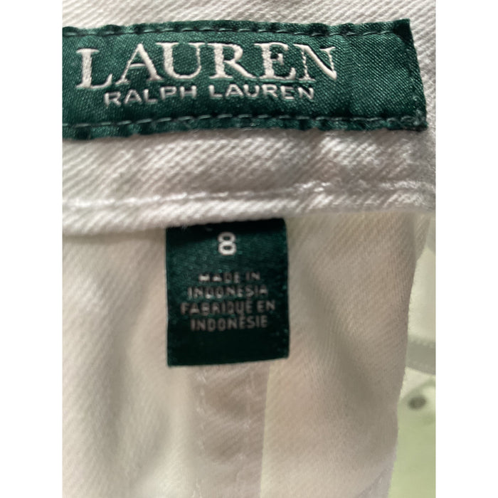 Ralph Lauren Mini Skirt in White (Size 8)