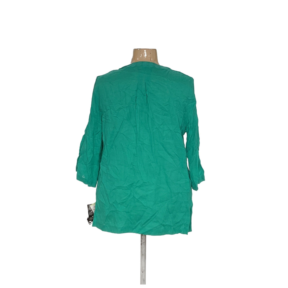 Jones New York Green Linen Blouse - Plus Size 18W