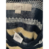 LOFT Multicolor Cotton Sweater XS