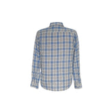 Banana Republic Men's Blue Plaid Shirt (L)