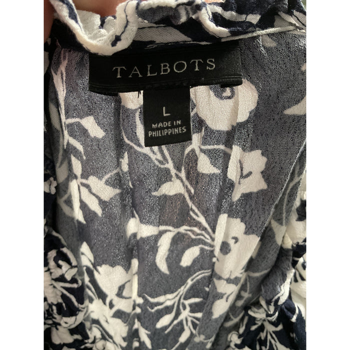 Talbots Multicolor Blouson Dress