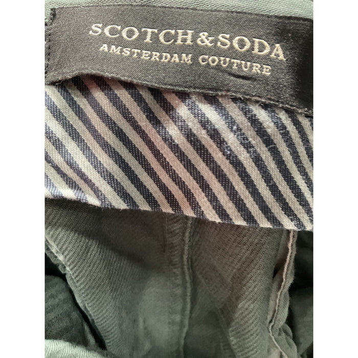 Scotch & Soda Green Cotton Pants - Men's Size 34