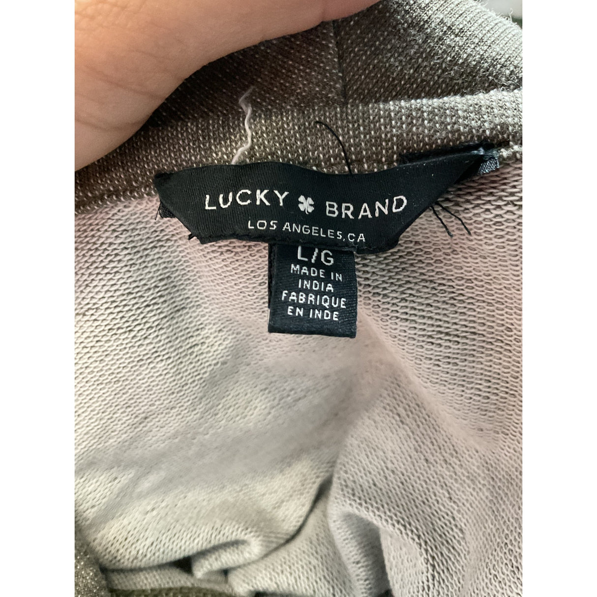 Lucky Brand Gray Pullover Sweater - Women's L