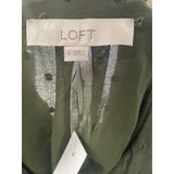 LOFT Green Blouse - Size 4