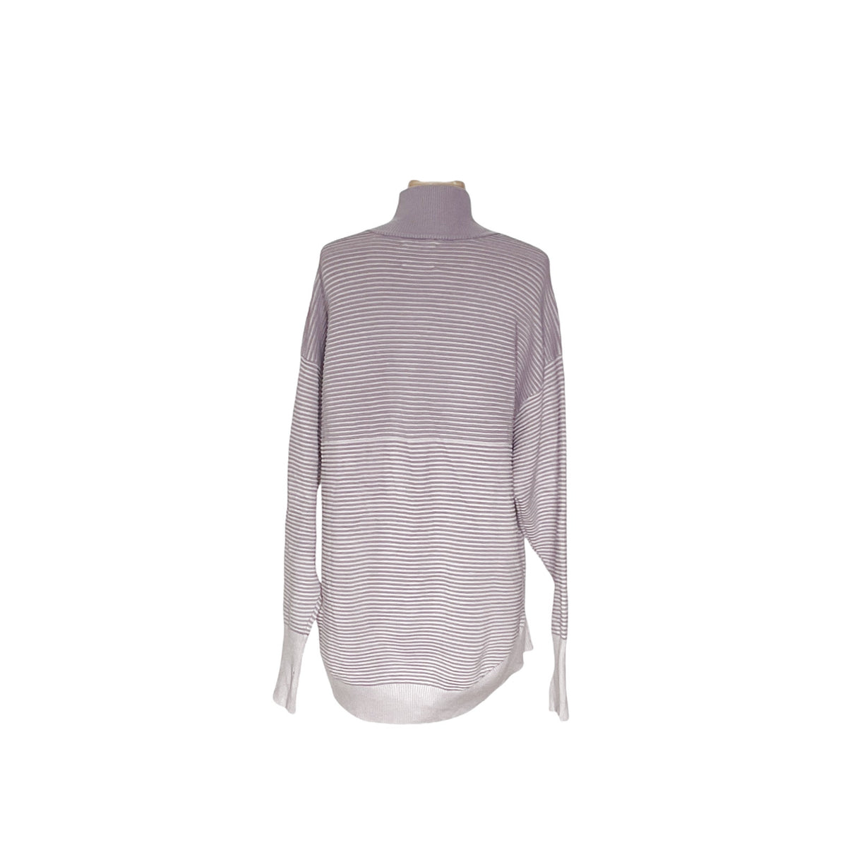 Aerie Purple Cotton Henley Sweater M