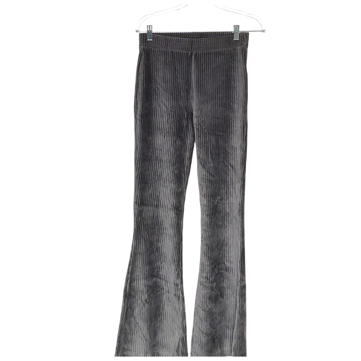 Aerie Gray Corduroy Flare Pants