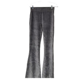 Aerie Gray Corduroy Flare Pants