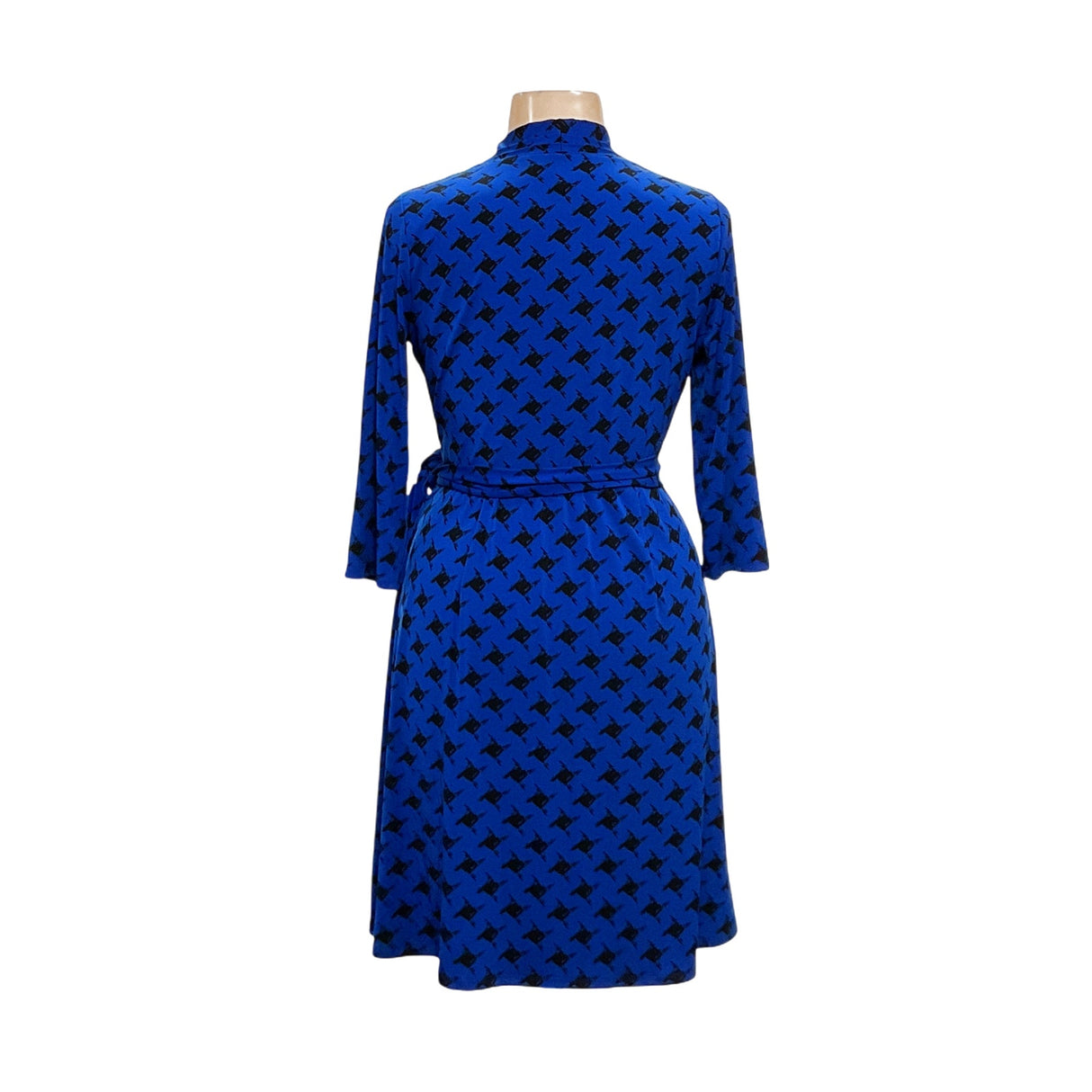 Blue Liz Claiborne Wrap Dress - Size L