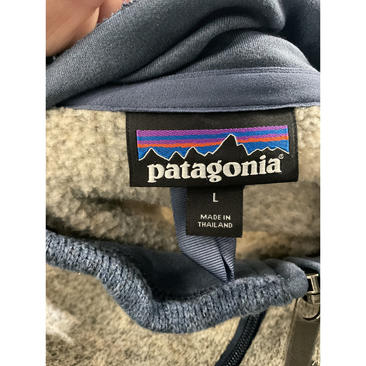 Beige Patagonia Men's Henley Sweatshirt