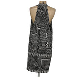 BCBGMAXAZRIA Multicolor Midi Blouson Dress - Size M