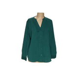 Banana Republic XL Green Button-Up Top