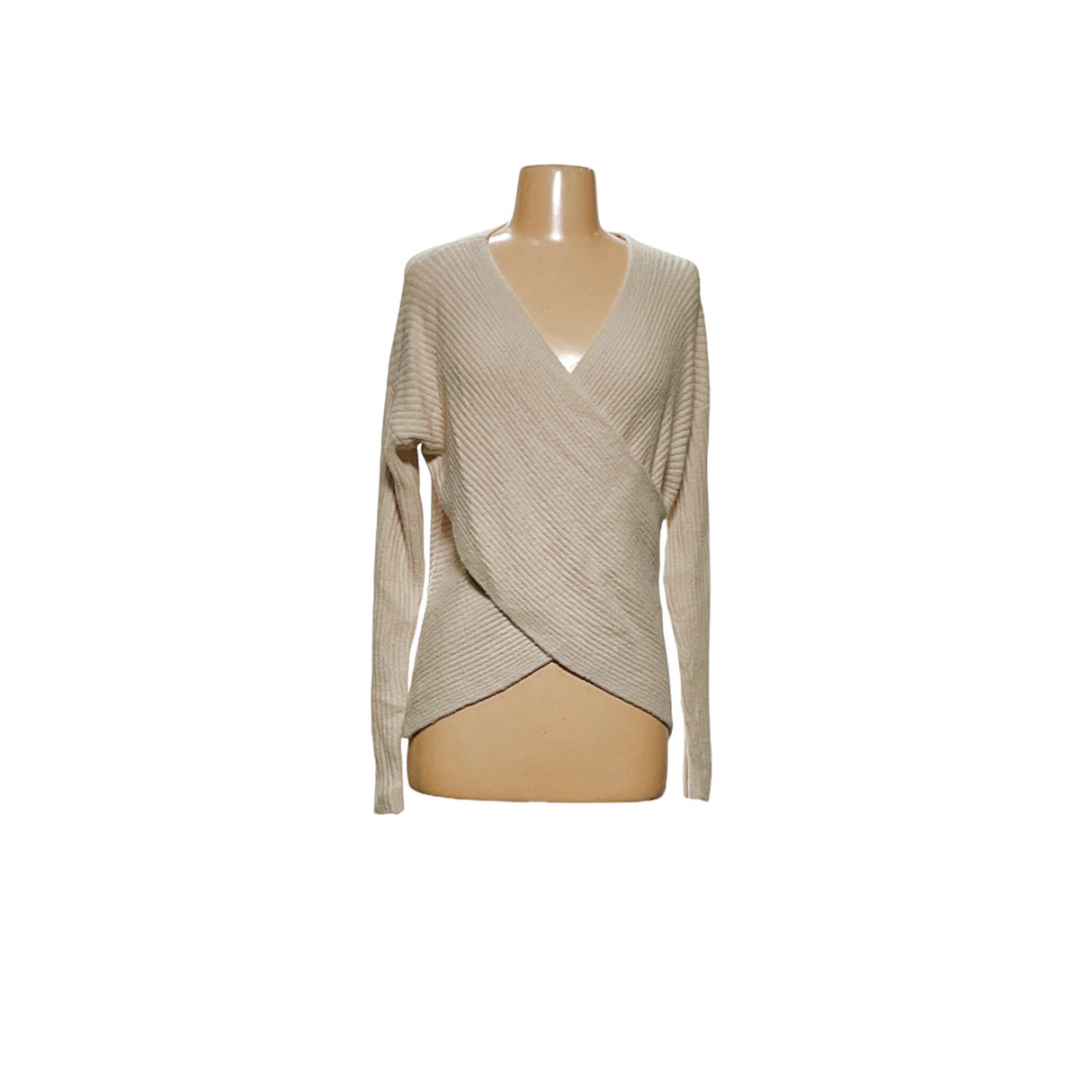 Express Cream Knit Pullover - Women's S