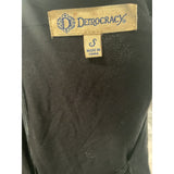 Democracy Black Viscose Blouse - Women's Size S