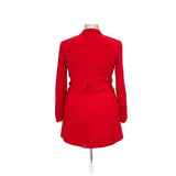 LOFT Red Rayon Overcoat - Size 12