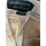 Beige Banana Republic Ankle Pants