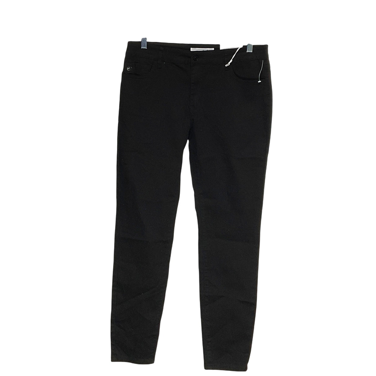 Kancan Black Cotton Blend Straight Pants - Size 13