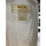 Maeve White Cotton Blouse - Size S