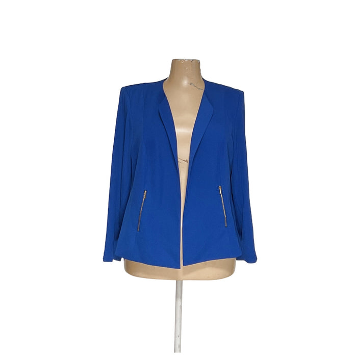 Plus Size Calvin Klein Blazer in Blue