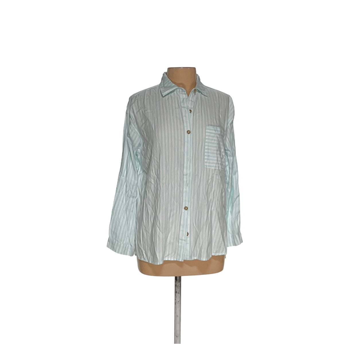 Billabong Blue Button-Up Top