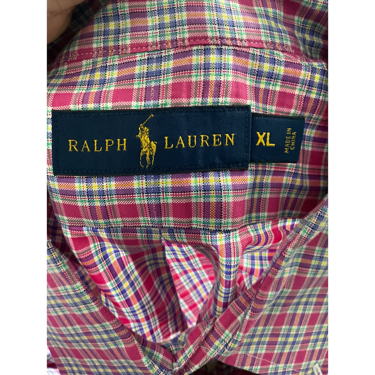 Ralph Lauren Men's Multicolor Graphic Button-Down Shirt