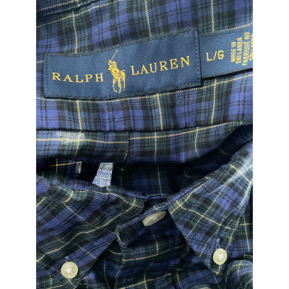 Ralph Lauren Multi Plaid Dress Shirt