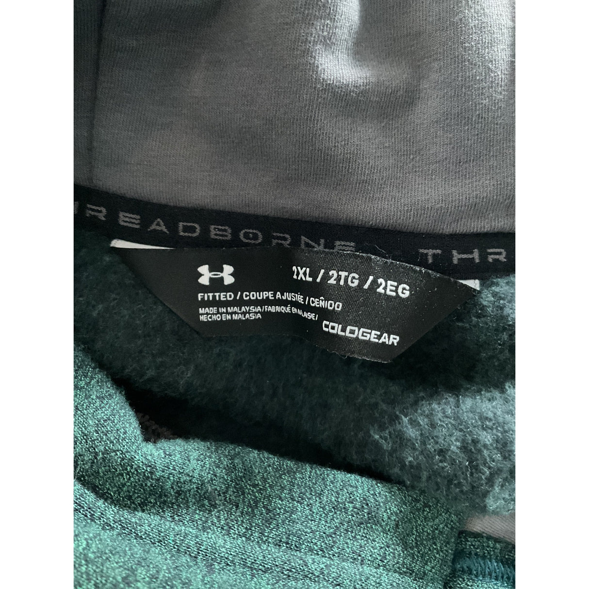 Under Armour Green Twill Hoodie