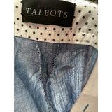 Talbots Blue 18W Ankle Pants