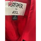 Kasper Red Blazer - Size 6