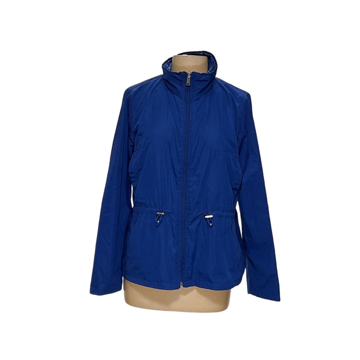 Lauren Ralph Lauren Blue Windbreaker Jacket - Women's Size L