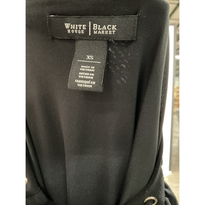 WHBM Black Blouson Dress XS