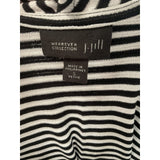 J.JILL Black Striped Cardigan Women's Size S