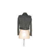 ZARA Gray Women's Motorcycle Jacket